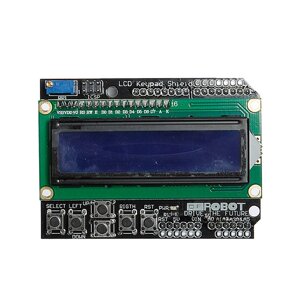 Клавиатура Shield Blue Backlight For Robot LCD 1602 Board Geekcreit для Arduinno - продукты, которые работают с официаль