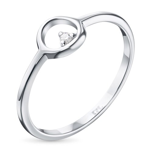 Кольцо из серебра с бриллиантом э0601кц02210503