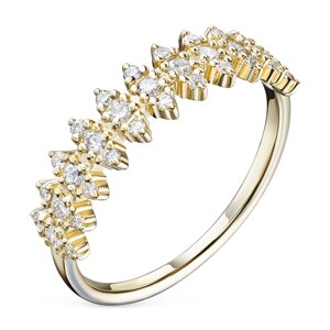 Кольцо из желтого золота с бриллиантами э0301кц03210352