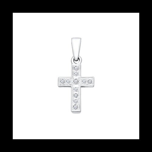 Крест SOKOLOV из белого золота с бриллиантами