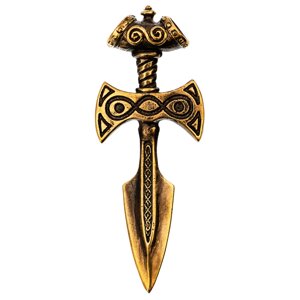 Кулон "Amulet of Talos (SKYRIM) латунь