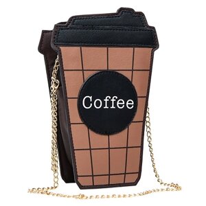 Лэтуаль маленькая сумка на плечо "стакан кофе" coffee POINT
