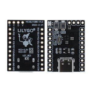 LILYGO T-HC32 HC32L110B6 Миниатюрный микроконтроллер со сверхнизким энергопотреблением Гибкое управление питанием WS281