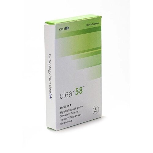 Линзы контактные ClearLab Clear 58 (8.7/1,00) 6шт