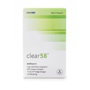 Линзы контактные ClearLab Clear 58 (8.7/4,00) 6шт