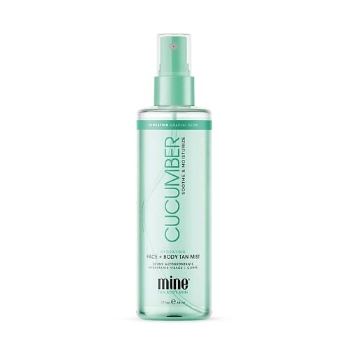 MINETAN Освежающий мист–автозагар для лица и тела Cucumber Hydrating Face& Body Tan Mist 177