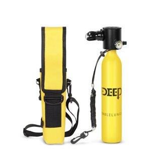 Мини-бак DIDEEP 0,5 л для подводного плавания Набор с хранилищем Сумка и Satety Веревка Портативный бак для подводного п