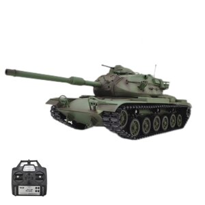 Модель CoolBank US M60A3 1/16 2,4G RC Tank Battle C Освещение Курение Звук Стрелять Шариками Внедорожники Игрушки