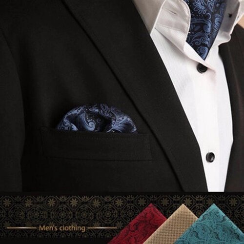 Модный носовой платок для мужчин Костюм в западном стиле Dot Men Пейсли Карманные квадратные галстуки