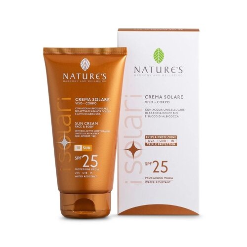 Nature'S harmony AND wellbeing крем солнцезащитный для лица и тела SPF 25 isolari 150.0