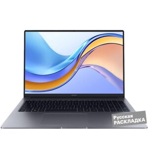 Ноутбук HONOR magicbook X16, 2024, i5 8+512GB 16" космический серый (5301AHGY) WIN