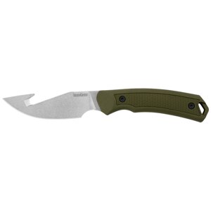 Нож Kershaw Deschutes Skinner, gut hook, сталь D2, рукоять полипропилен