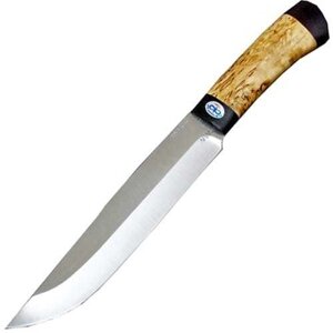 Нож разделочный "Шашлычный-бол. карельская береза, 95х18