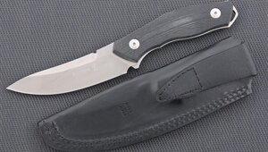 Нож с фиксированным клинком Fantoni, C. U. T. Fixed, FAN/CUTFxSwBkLBk, сталь CPM-S30V, рукоять cтеклотекстолит G-10, Black/Gray