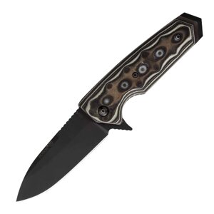 Нож складной Hogue Elishewitz EX-02 Spear Point, сталь 154CM, рукоять стеклотекстолит G-Mascus, темно-серый