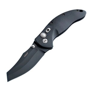 Нож складной Hogue EX-04 Black Wharncliffe, сталь 154CM, рукоять стеклотекстолит G-Mascus G10