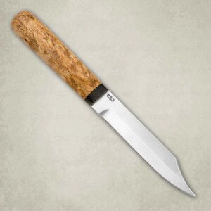 Нож туристический АиР "Засапожный-1", сталь 100х13м, рукоять карельская береза