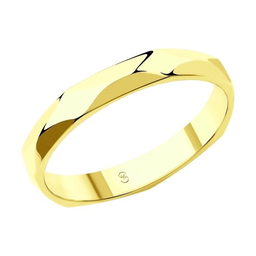 Обручальное кольцо SOKOLOV из желтого золота