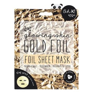 OH K GOLD FOIL SHEET MASK Маска увлажняющая и улучшающая цвет лица "Золотая фольга"