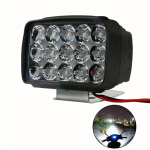 ОКРУГ КОЛУМБИЯ 12V-80V 30W 6500K Electric мотоцикл Прожектор для фар 15LED Прожектор Бусины Прожектор