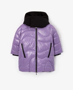 Пальто зимнее фиолетовое Gulliver (104)