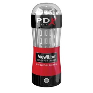 PIPEDREAM PDX Elite ViewTube See-Thru Stroker Мастурбатор прозрачный