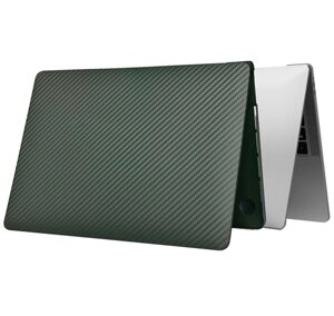 Пластиковый чехол Wiwu iKavlar для MacBook Air 13 2018-2021 (Dark Green)