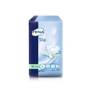 Подгузники для взрослых Slip Super Tena/Тена 10шт р. L
