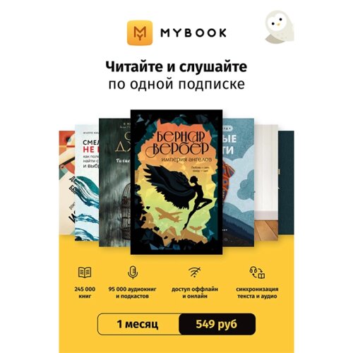 Подписка MyBook Премиум на 1 месяц