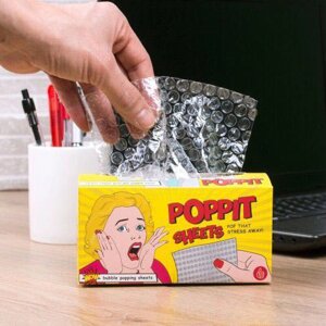 POPPIT ЛИСТЫ Декомпрессия Bubble Film Paper Tissue Игрушка для снятия стресса