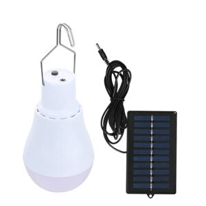 Портативный Солнечная С питанием LED Лампа накаливания 110 лм Энергосберегающий свет Для На открытом воздухе Кемпинг Тур