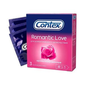 Презервативы ароматизированные Romantic Love Contex/Контекс 3шт