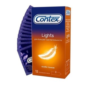 Презервативы особо тонкие Light Contex/Контекс 12шт