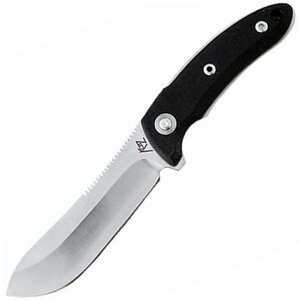 Разделочный шкуросъемный нож с фиксированным клинком Katz Pro Hunter, сталь XT-80, рукоять kraton