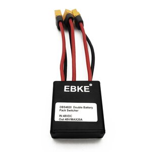Регулятор двойного управления двумя батареями для электрического велосипеда EBKE 48V 20A 500W