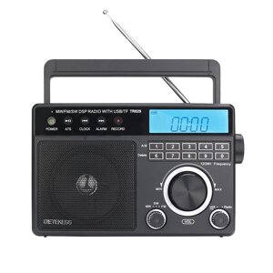 Retekes TR629 Портативный Радио AM FM SW DSP Цифровой Радио Подсветка LCD Дисплей Громкоговоритель с большим динамиком Ч