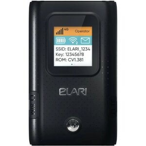 Роутер Wi-Fi Elari Smart 4G, черный