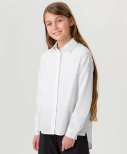 Рубашка классическая белая Button Blue (158)