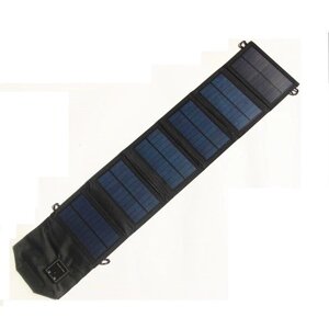 Русский: Солнечные зарядные устройства USB 5V 15W с 5 складными солнечными панелями, портативные солнечные батареи, водо