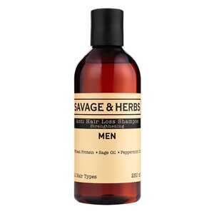 SAVAGE&HERBS Укрепляющий мужской шампунь против выпадения волос с провитаминами В3,B5 250.0