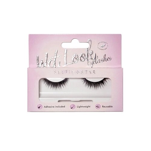 SELFIE STAR Накладные ресницы Eyelashes Wet Look Halo