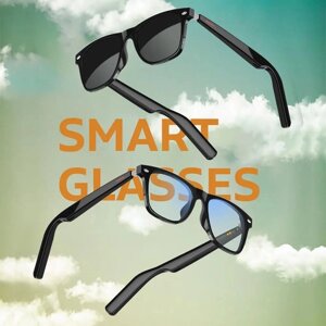 SENBONO E10-C Smart Очки Прослушивание музыки Звонки Bluetooth-совместимые аудио солнцезащитные очки с сенсорным экраном