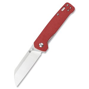 Складной нож QSP Penguin, сталь D2, рукоять микарта, красный