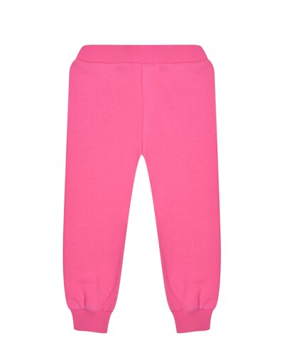 Спортивные брюки с принтом 100% Pure Moschino, розовые