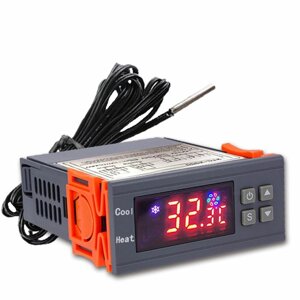STC-3000 Высокоточный цифровой термостат 110–220 В, регулятор температуры Термометр Датчик, модуль гигрометра