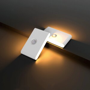 Светодиодный индукционный ночник с беспроводной зарядкой через USB, индукционный настенный светильник для человеческого