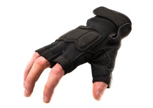 Тактические перчатки без пальцев Tactic, черные XL