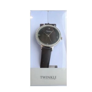 TWINKLE Наручные часы с японским механизмом, модель: Black Stones 2" марки TWINKLE