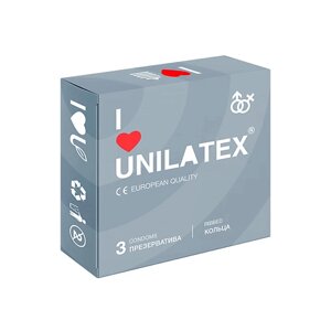 UNILATEX Презервативы Ribbed 3.0