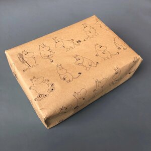 Упаковочная бумага «Муми-тролль. Крафт» 70х100 см